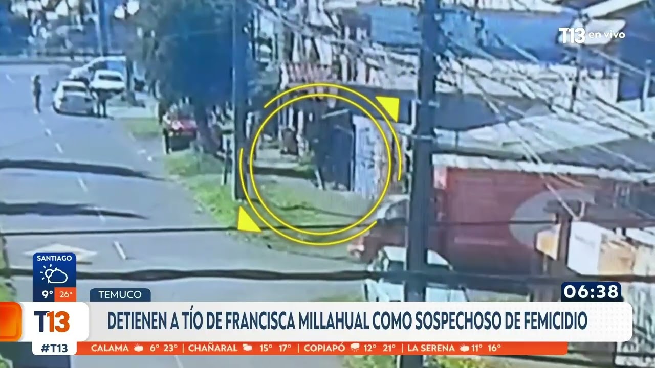 Detienen a t&iacute;o de Francisca Millahual como sospechoso de femicidio