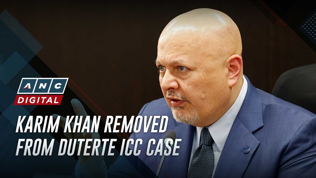 Report: ICC prosecutor Khan disqualified from Duterte case | ANC