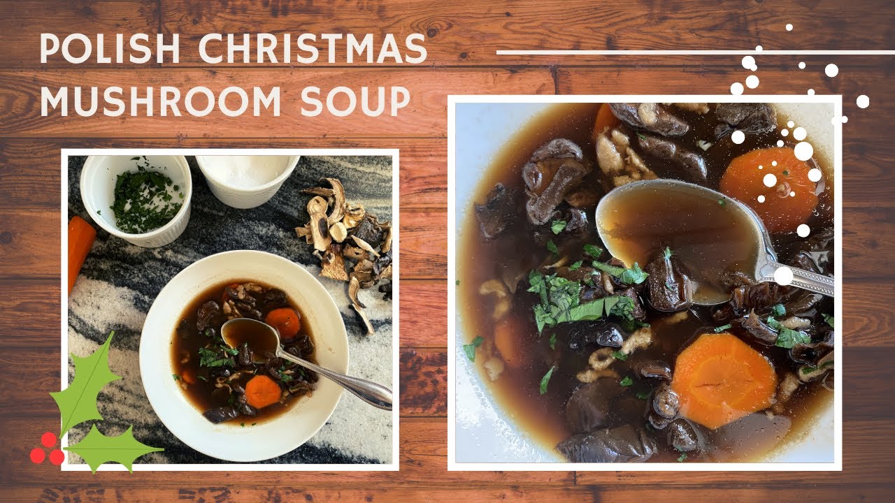 Polish dry mushroom soup without cream |Zupa Grzybowa| how to make polish soup