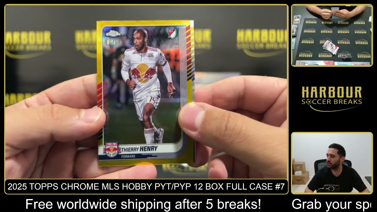Break #7 - 2025 Topps Chrome MLS Hobby PYT/PYP 12 Box Full Case