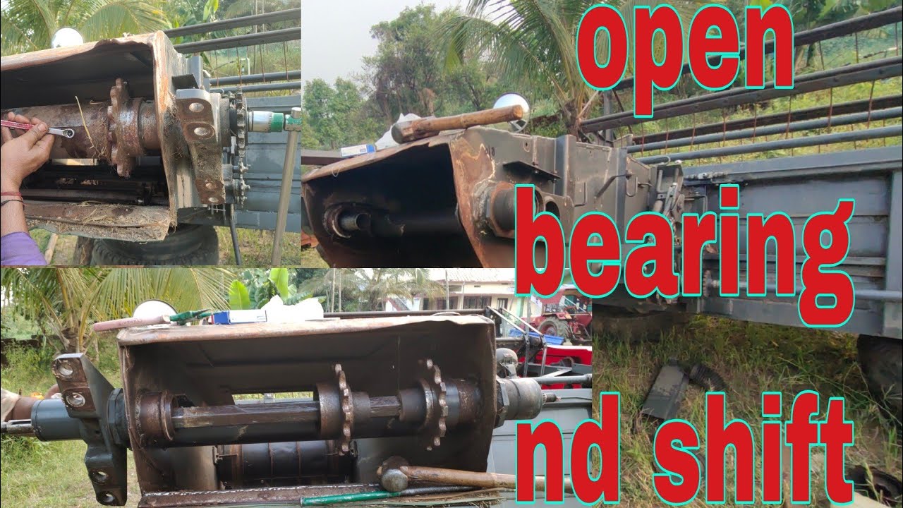 how to  Kubota harvesting  open bearing nd shift feeders gear  change ⚙️⚙️       part 2 coming soon