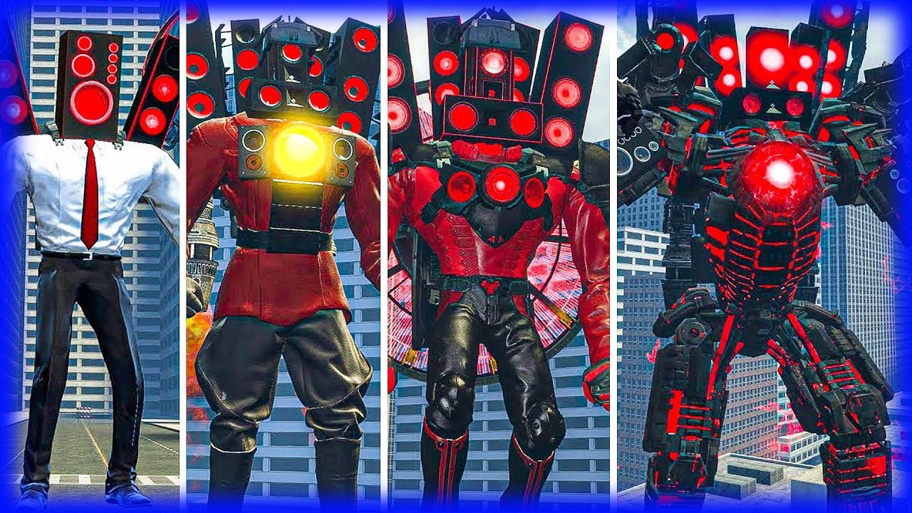 EVOLUTION OF TITAN SPEAKERMAN, CAMERAMAN AND TV MAN VS 1-77 SKIBIDI TOILET BOSSES IN GARRY'S MOD!