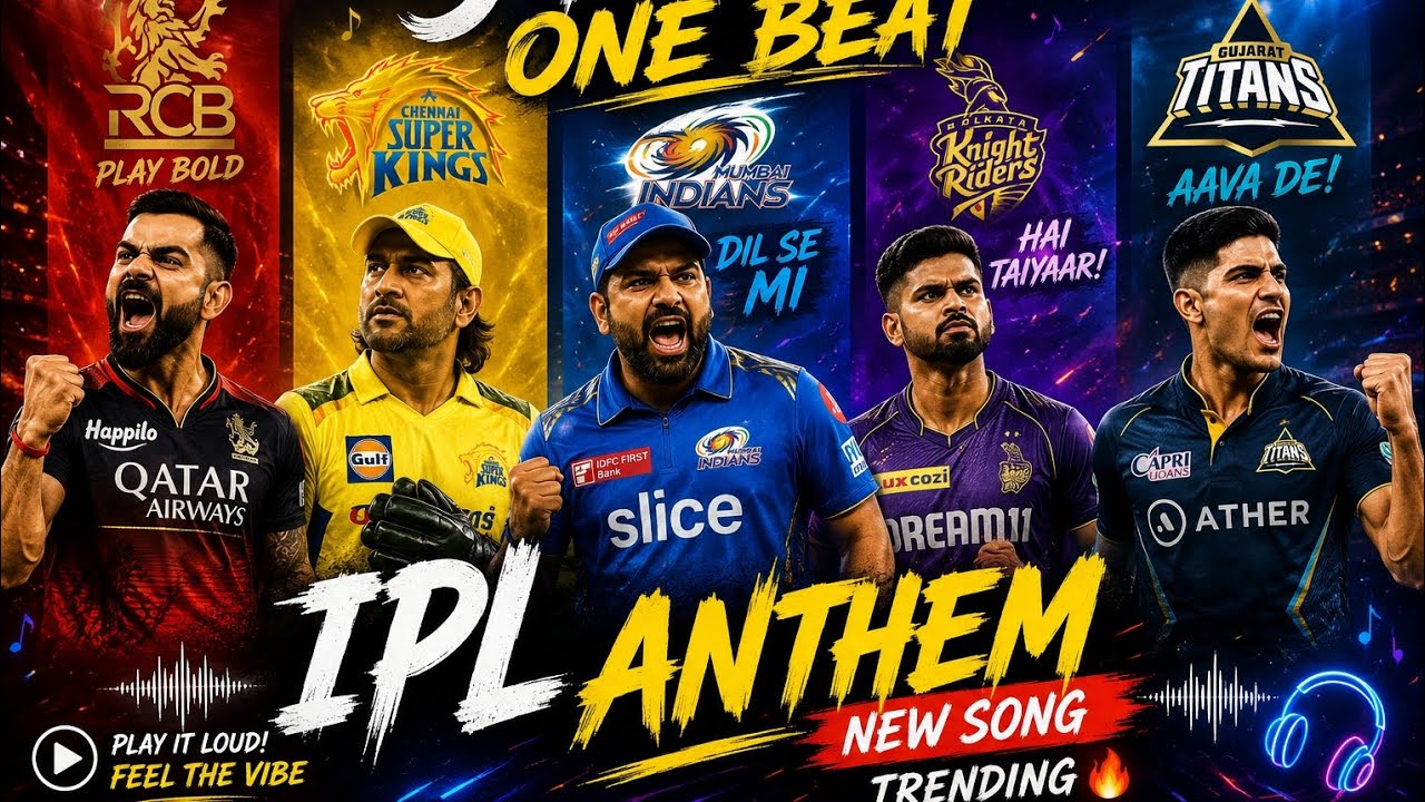 : RCB 👑 CSK 💛 MI 💙 GT ⚡ KKR 💜 New Viral Song