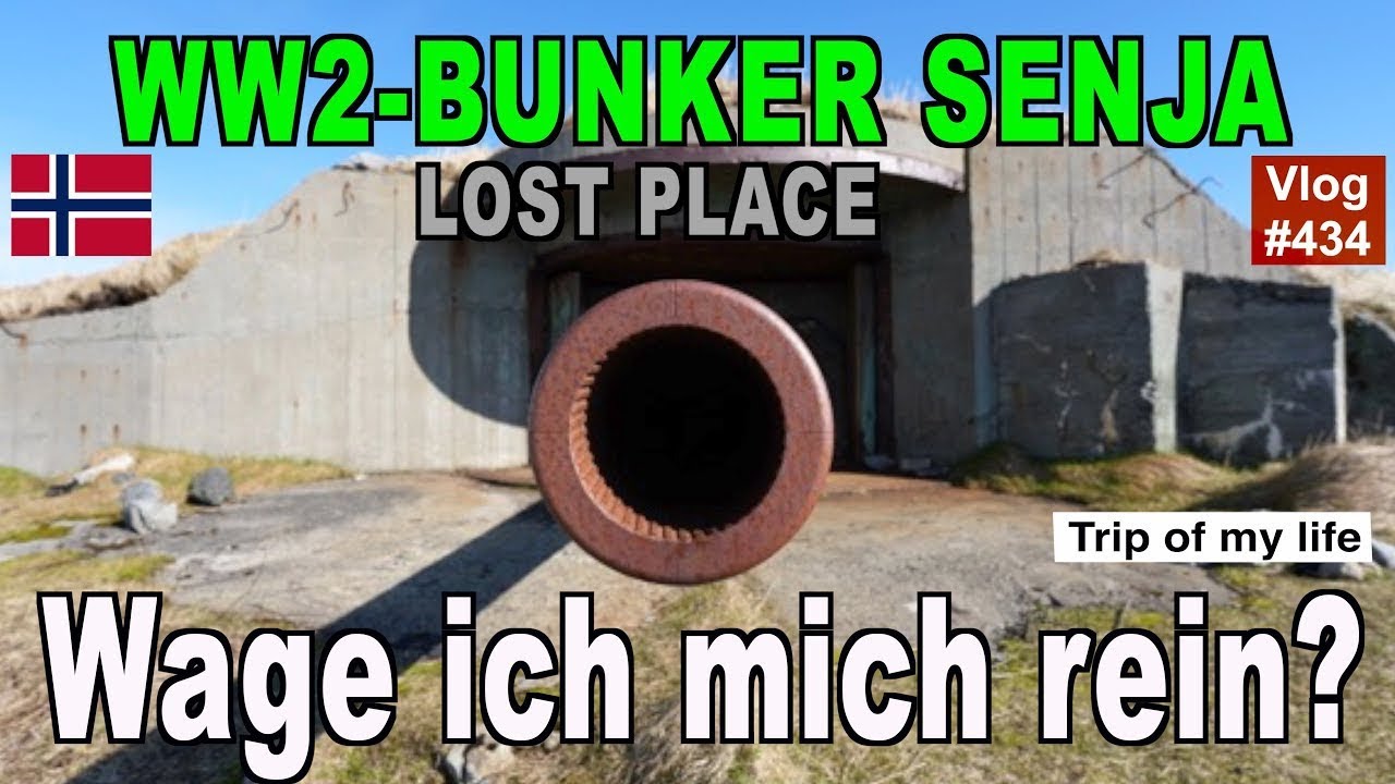 #434 Roadtrip Norwegen, Senja | Wage ich mich in den Bunker? Skrolsvik Fort | LOST PLACE | Bunker