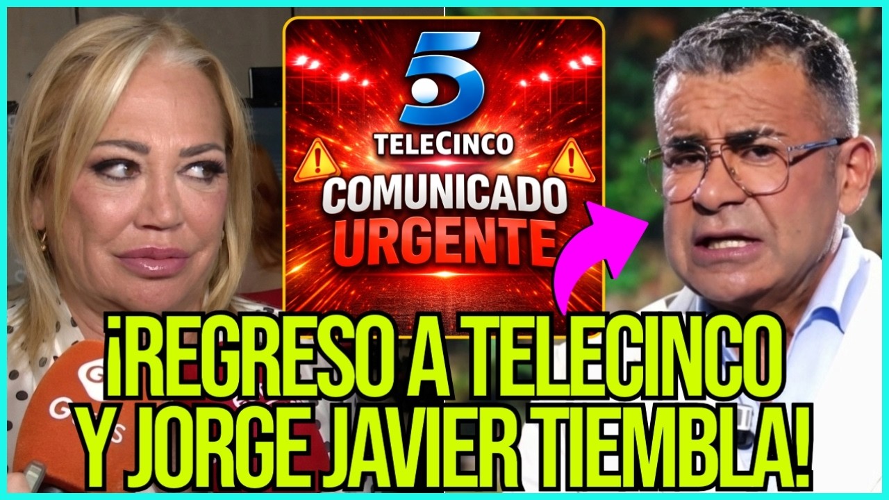 💥¡COMUNICADO URGENTE! DE BELÉN ESTEBAN POR REGRESO A TELECINCO Y TIEMBLA JORGE JAVIER VÁZQUEZ