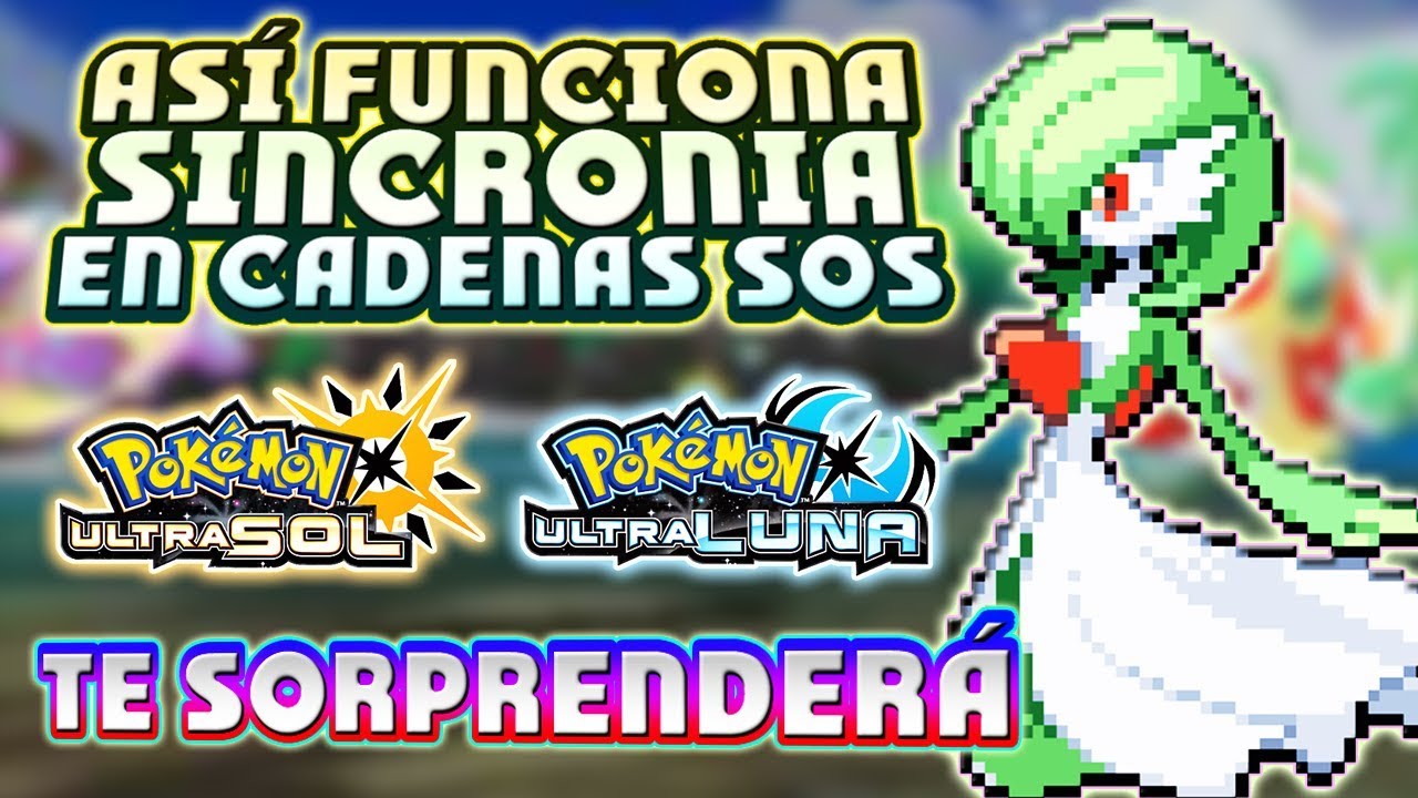 BUG DE LA HABILIDAD SINCRONÍA EN LAS CADENAS SOS DE POKÉMON ULTRASOL/LUNA! ASÍ FUNCIONA SINCRONÍA