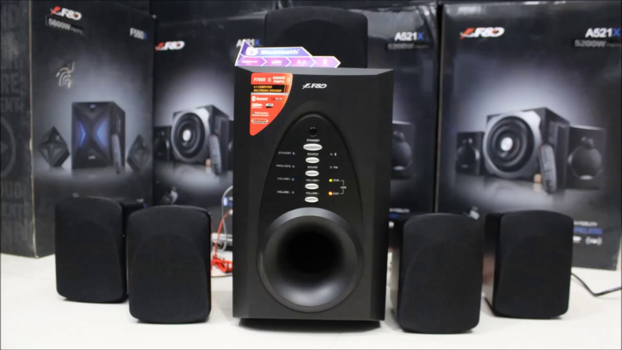 Акустическая система F&D F700X 5.1 | ТЕСТ ЗВУКА | Распаковка | Обзор