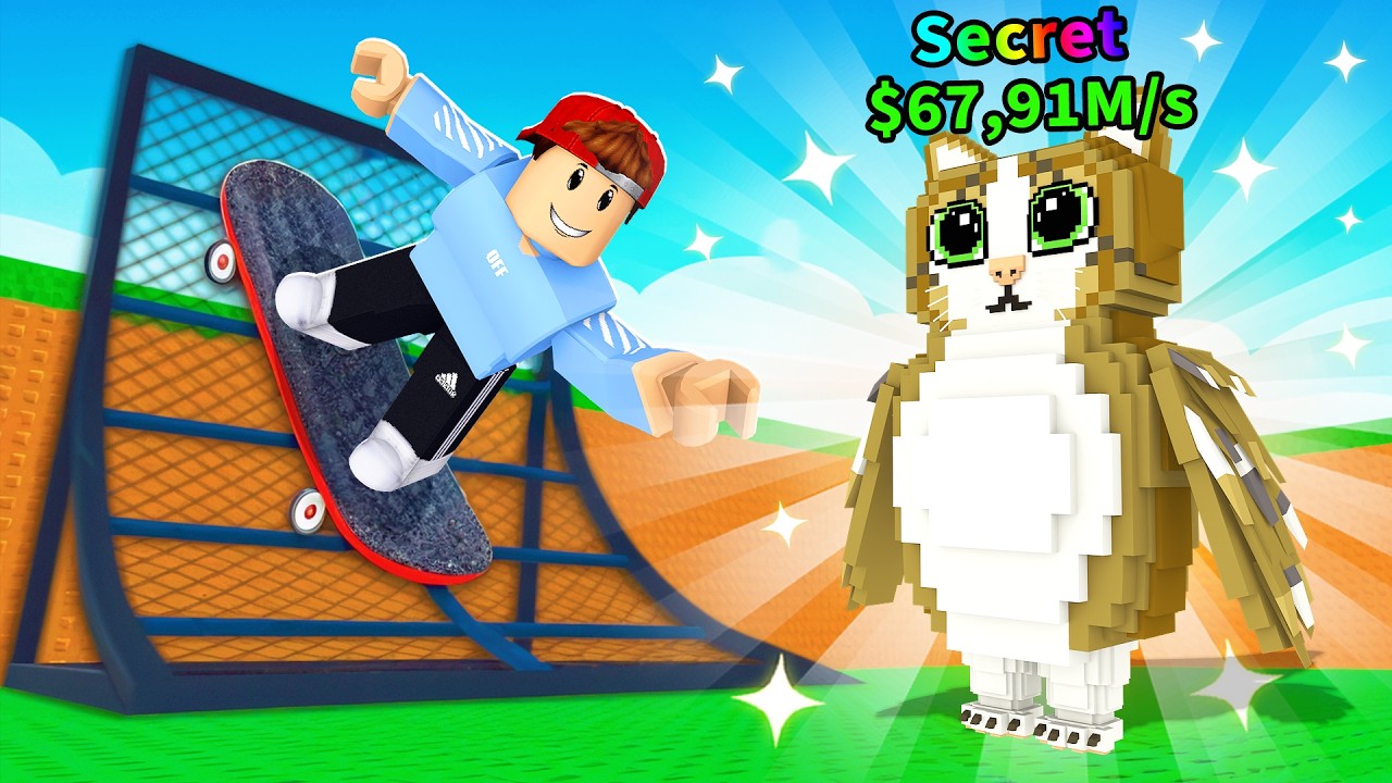 Ich FANGE BRAINROTS mit SKATEBOARD in Roblox!