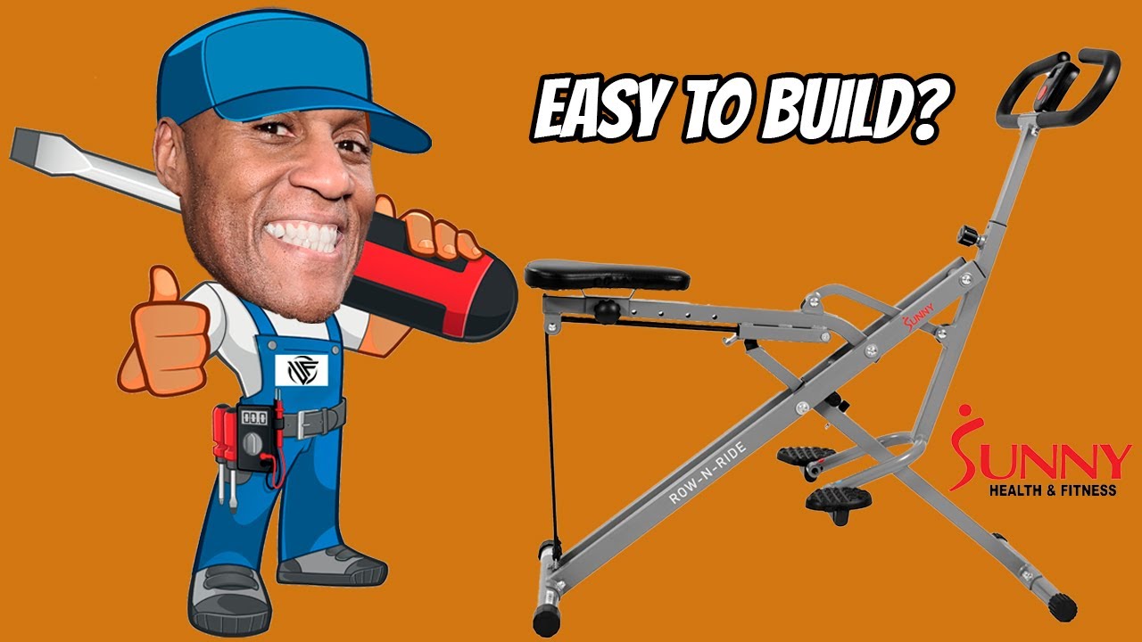 Sunny Health & Fitness: Squat Assist Row-N-Ride Unboxing & Build