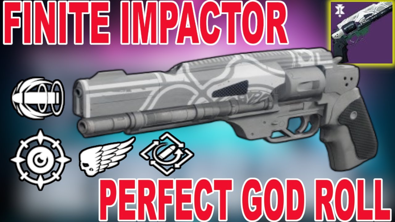 Destiny 2 FINITE IMPACTOR PVP God Roll Guide (REPRISED) | Destiny 2 Iron Banner