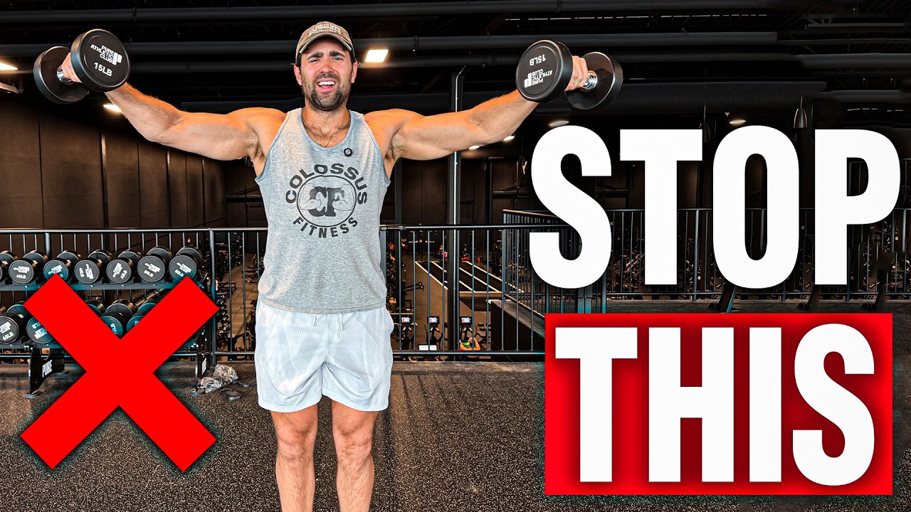 How to PROPERLY Dumbbell Lateral Raise For Bigger Shoulders (FIX THIS!)