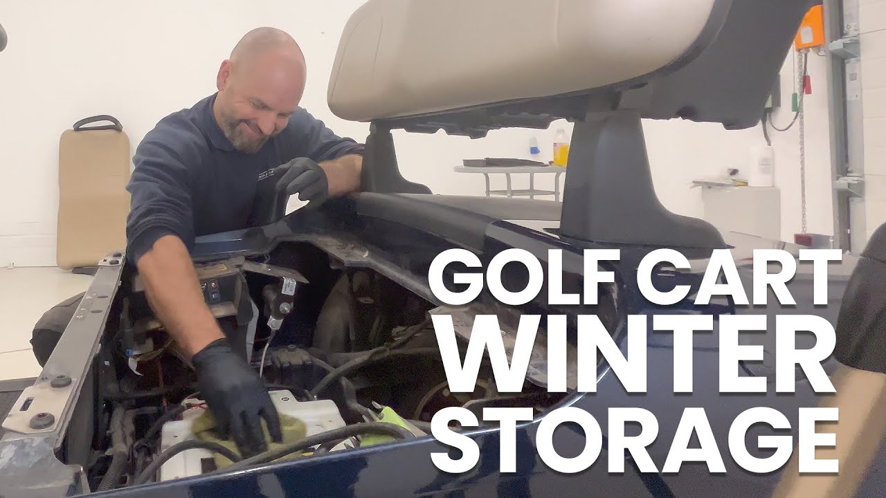 How to Prepare Your Golf Cart For The Winter. E-Z-GO Golf Buggies ? Lithium Batteries