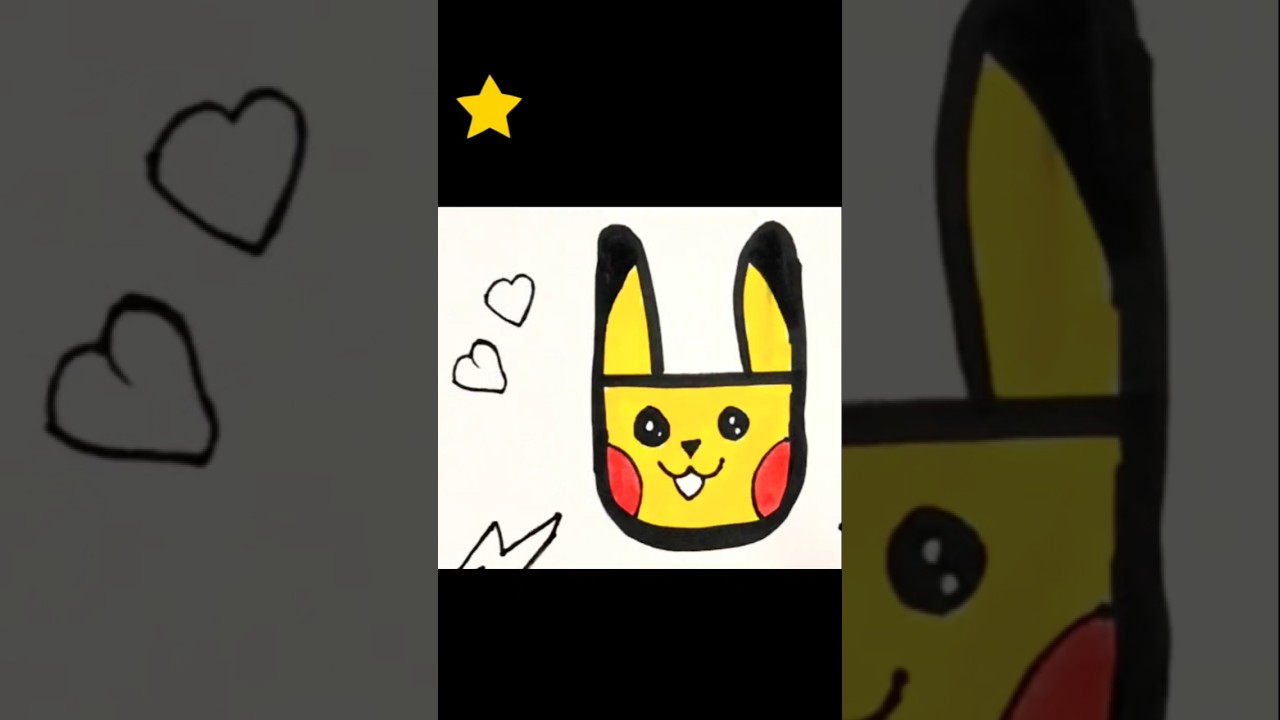 Pikachu drawing 