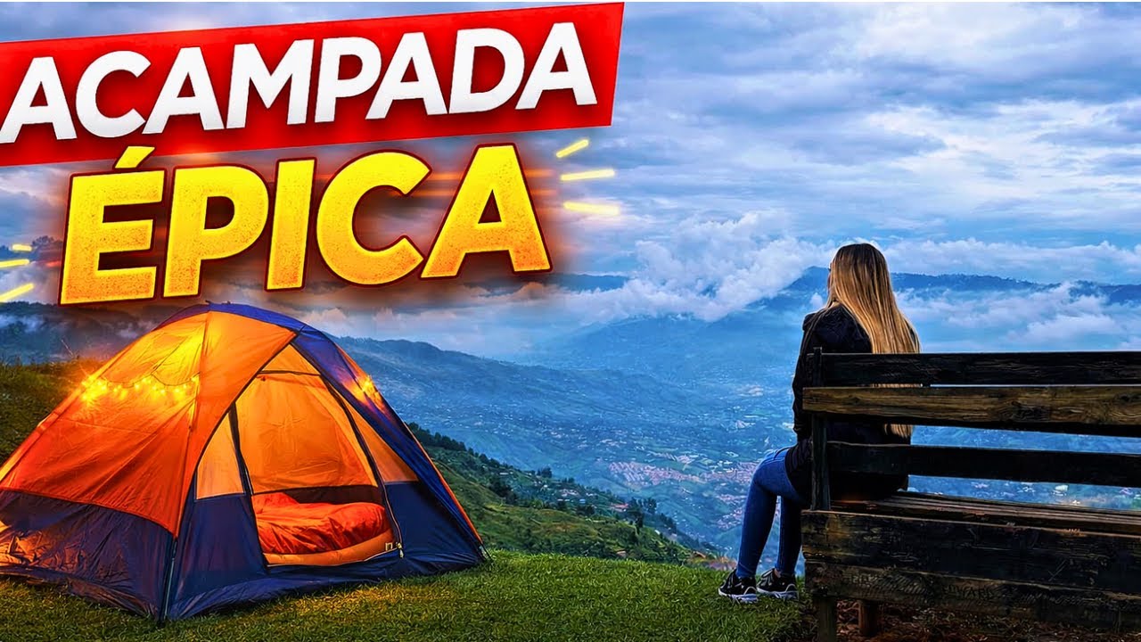 Acampamos en el mirador del Diamante ⛺️🌲| Girardota Antioquia 🇨🇴