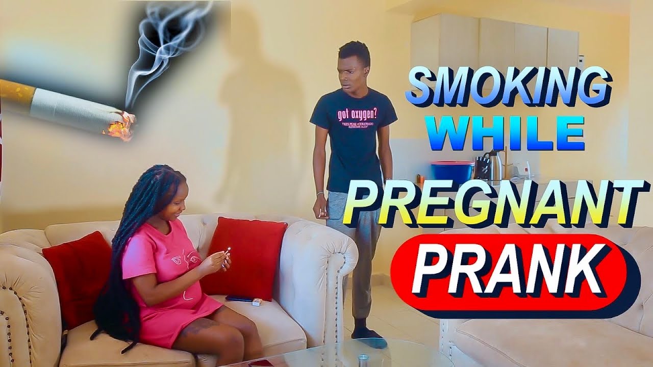 SMOKING🚭WHILE PREGNANT PRANK ON BOYFRIEND@TylerMBAYA (Too Far😅)