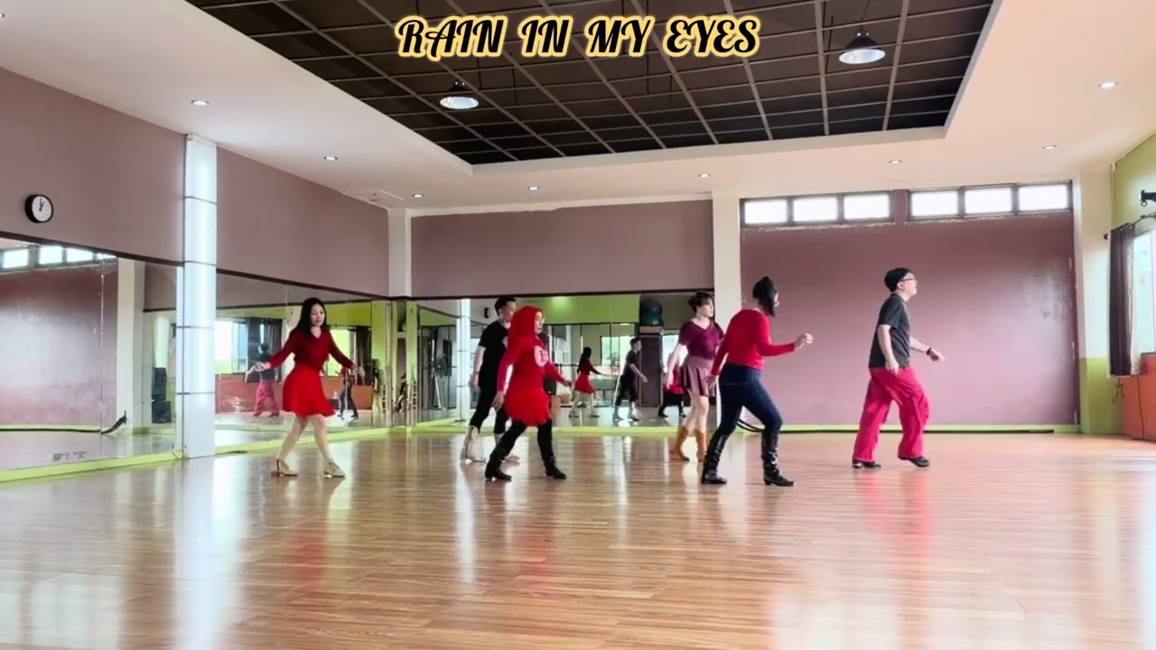 Rain In My Eyes - Line Dance / Choreo : Wil Bos (ND) Oct 2025 (It's Raining)