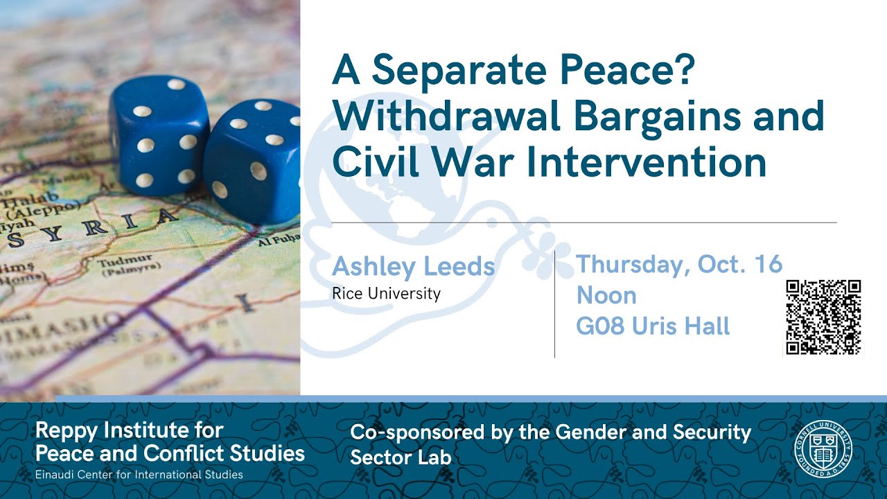 A Separate Peace? Withdrawal Bargains and Civil War Intervention