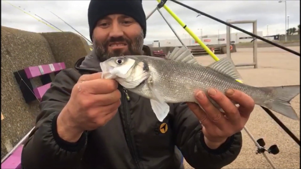 Bass fishing New Brighton promenade