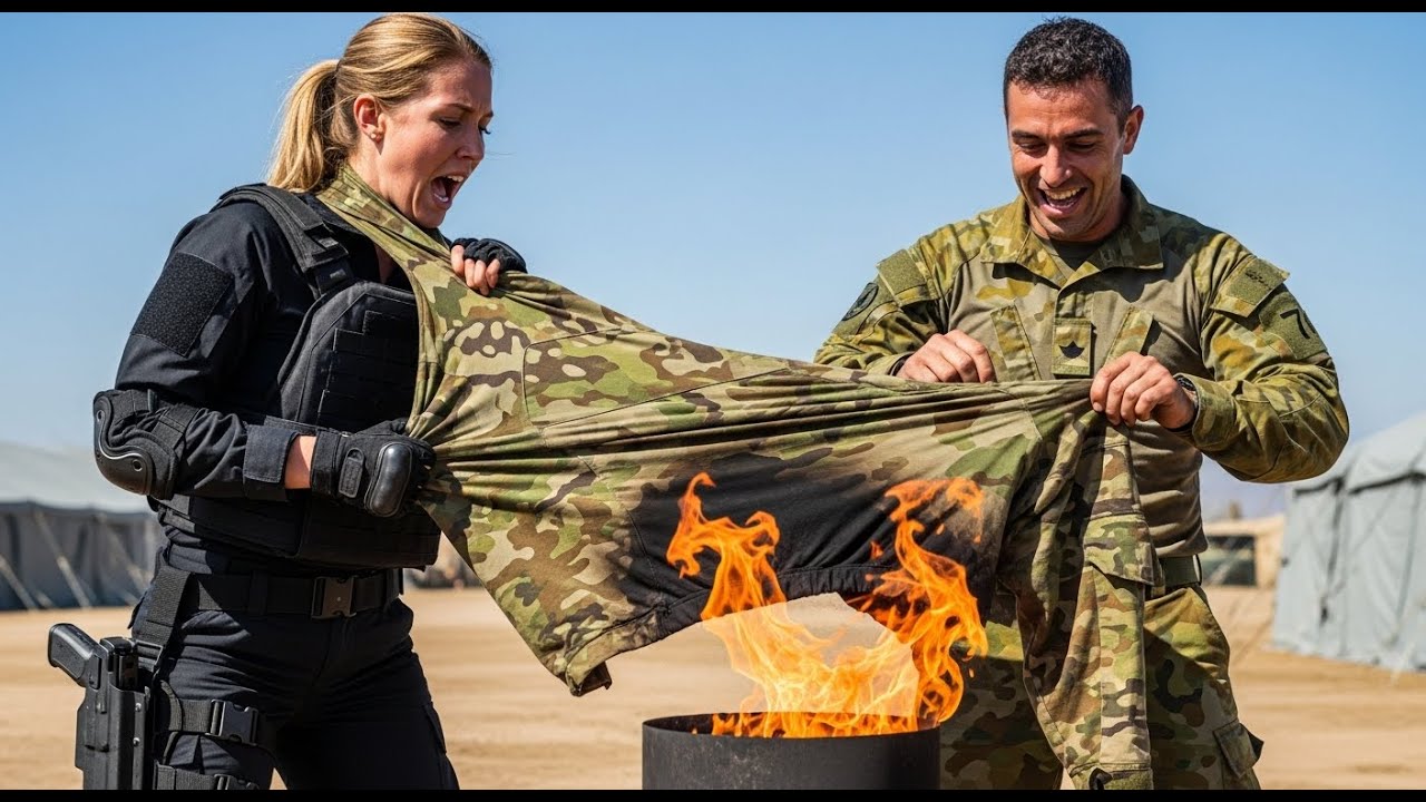 “Burn It.” They Torched Her Old Jacket—She Returned in Black Ops Gear