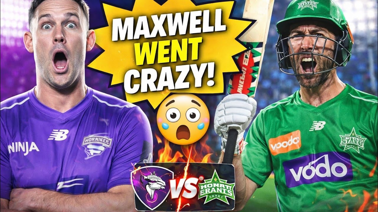 THE KNOCKOUT Hobart Hurricanes v Melbourne Stars Match Highlights |ArsalanSportsStudio |#BBL15