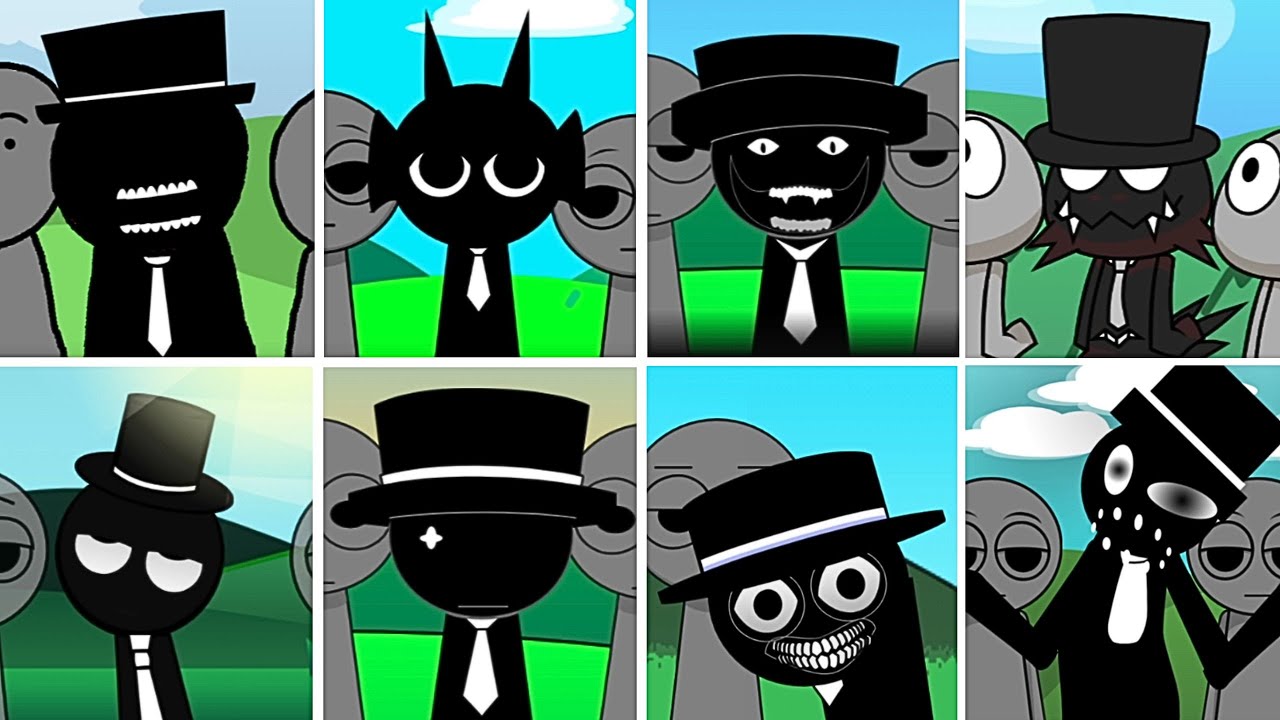 Incredibox - Sprunki ALL MR.BLACK HAT in Random Different Mods.Another Version 15