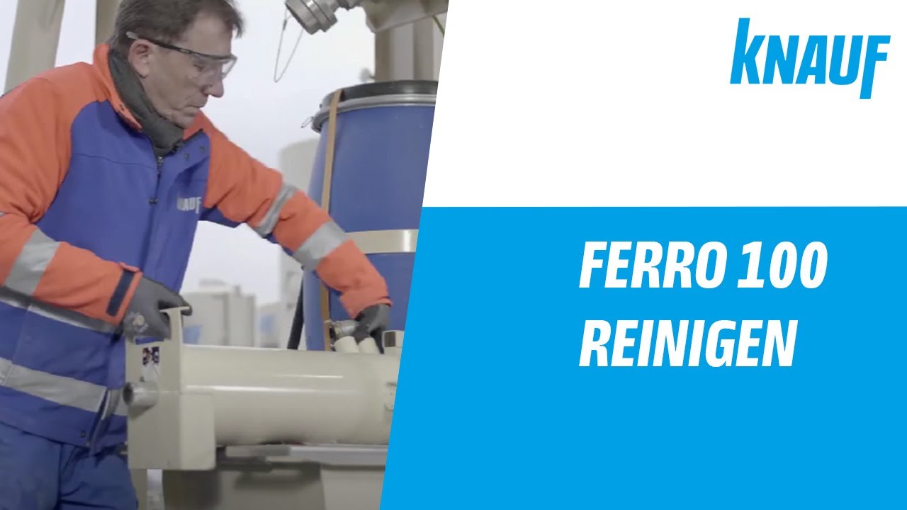 Knauf Fließestrich - FERRO 100 reinigen