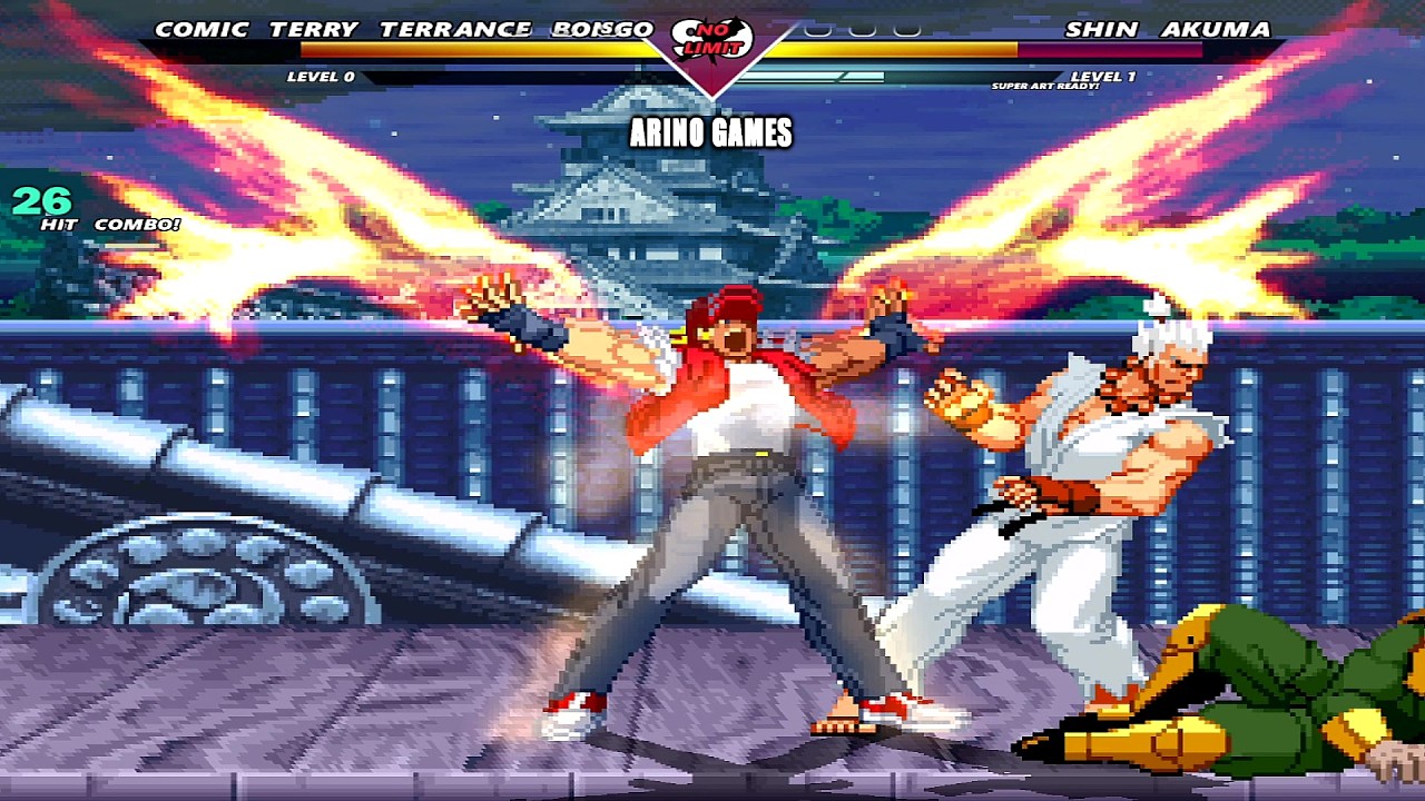 COMEDY TERRY VS SHIN AKUMA!