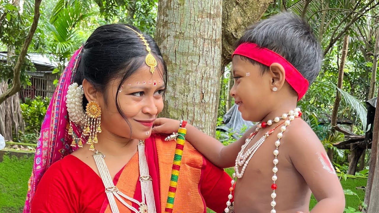 আমাদের গোপাল ও যশোদা ☺️❤️ 