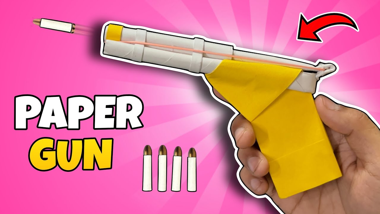 How to Make a Paper Gun that Actually Work | Paper Gun