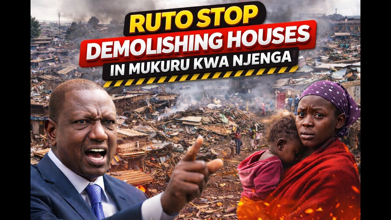 Chaos & Drama! Mukuru Residents Warn President Over House Demolitions