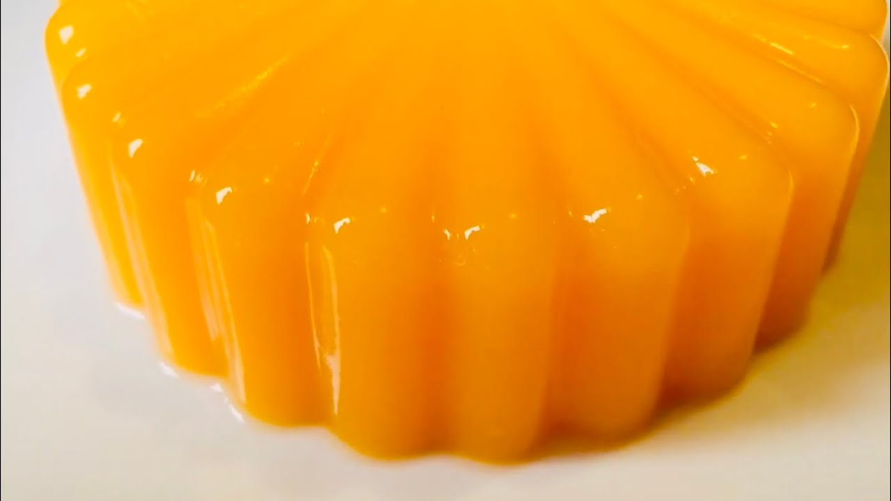 意式橘子果冻 无吉利丁片 做法简单 