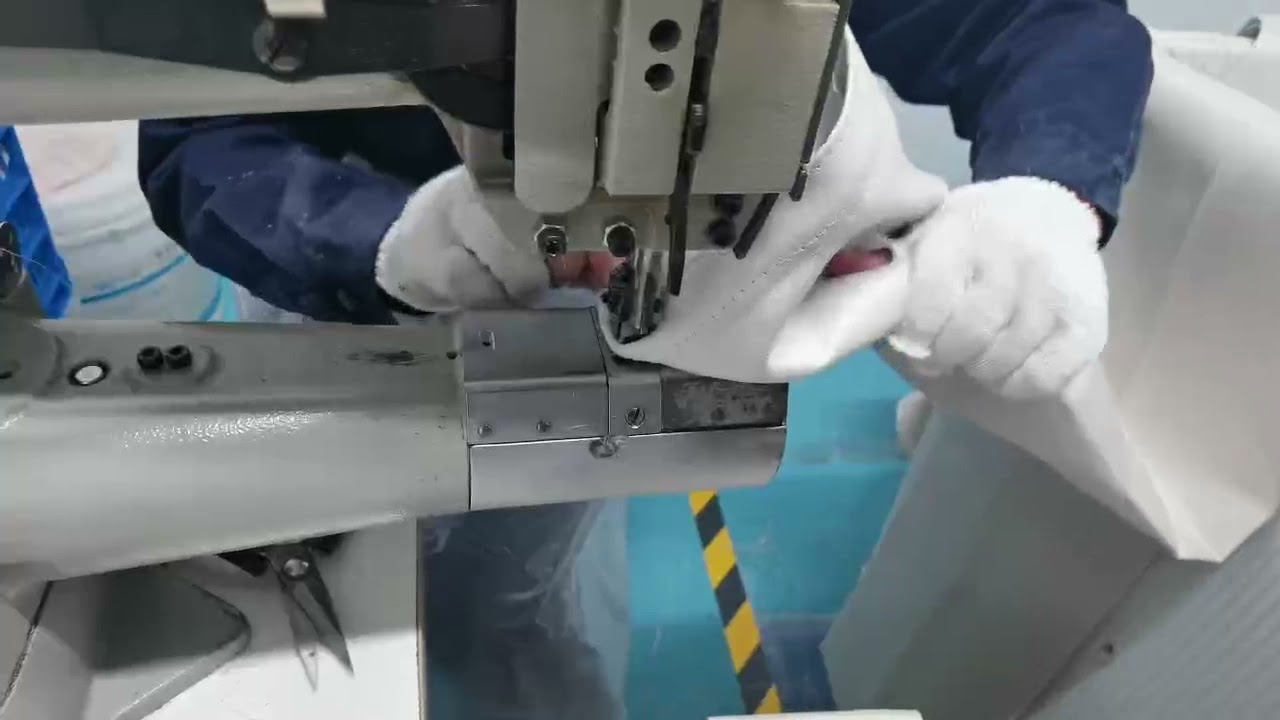 Filmedia---The process of making the bottom of the filter bag