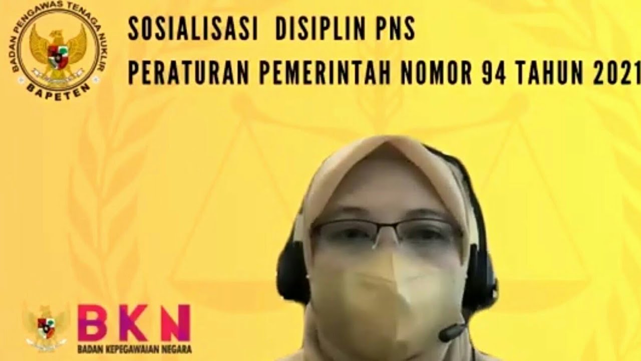 SOSIALISASI PP 94 TAHUN 2021 DISIPLIN PNS