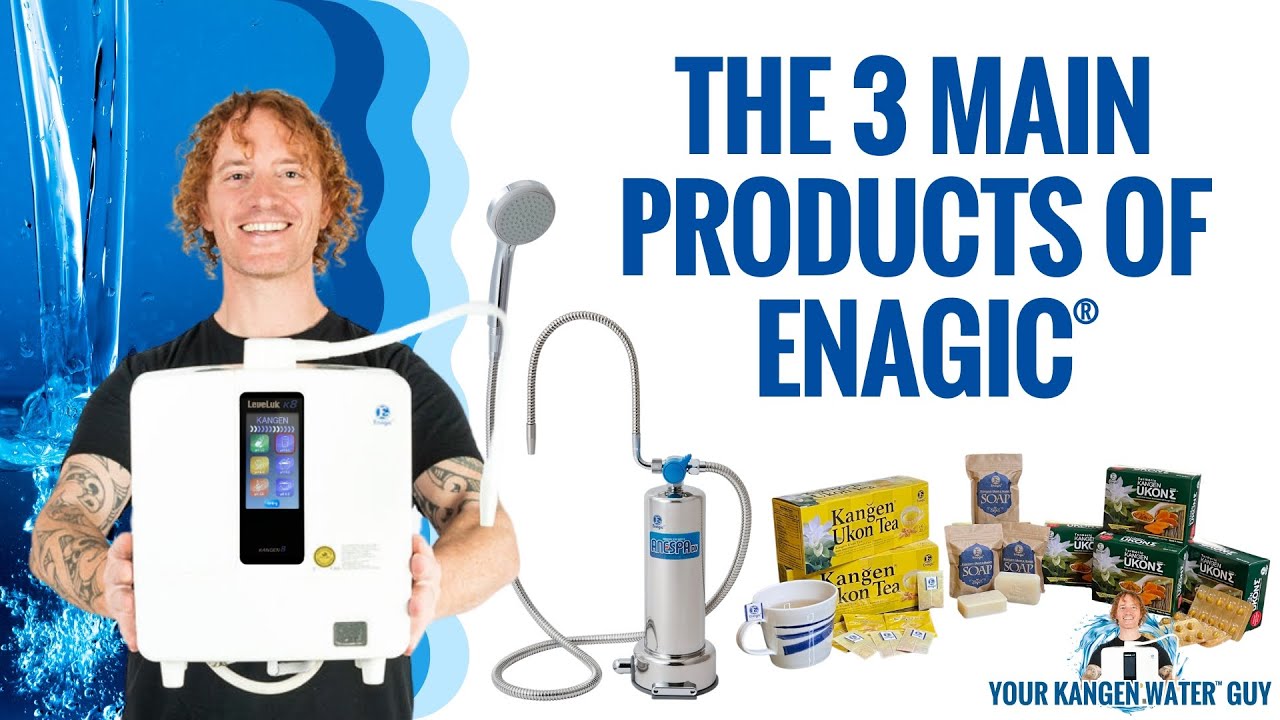 The 3 Main Enagic&reg; Products... Kangen 8 Ionizer, Anespa DX Mineral Ion Spa & Ukon Organic Turmeric