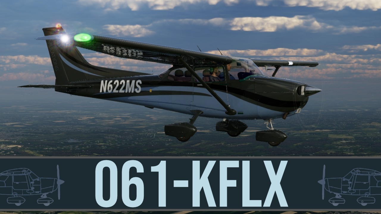 🔴 O61 to KFLX | XP12 12.4.1 Beta Performance Test | AirFoilLabs C172 on VATSIM