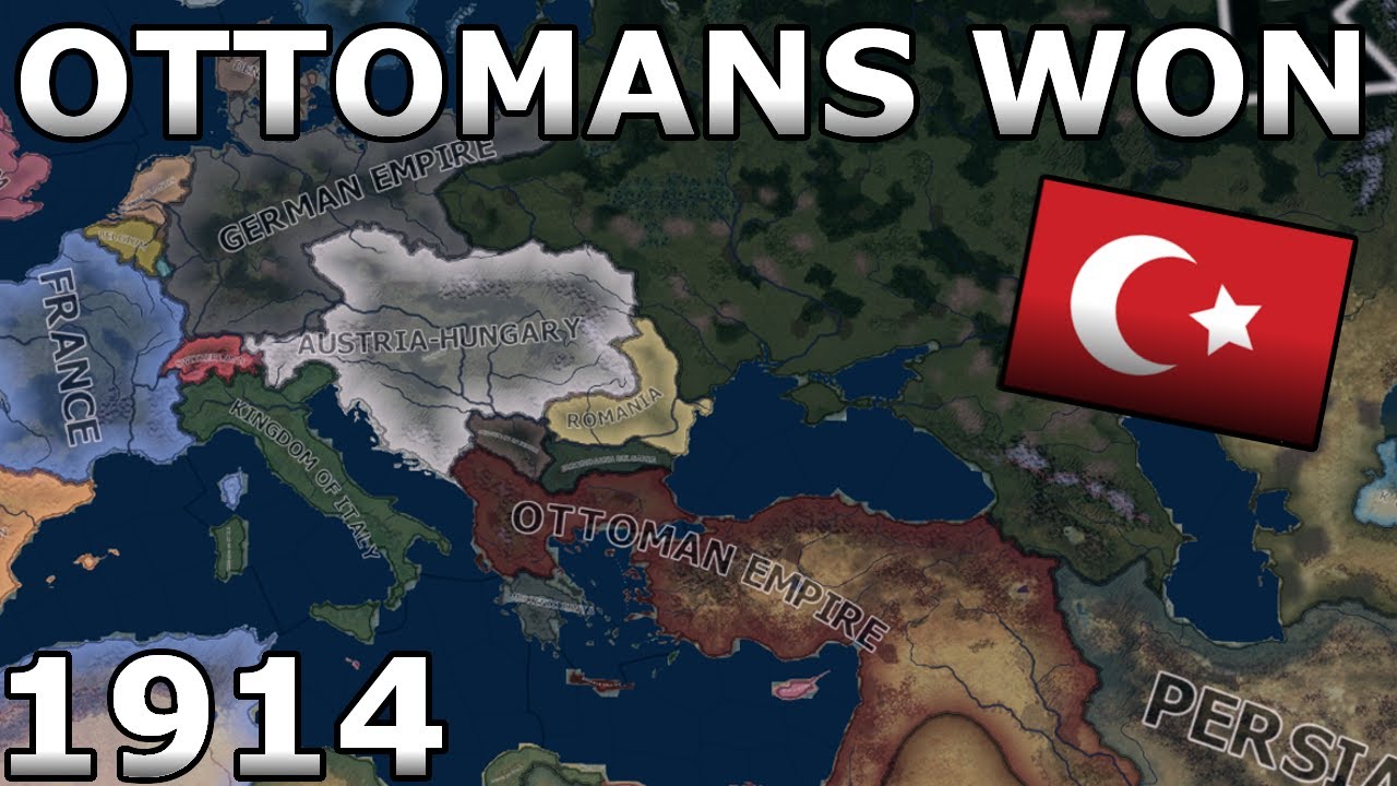 What if the Balkan Wars were won by the Ottomans? | HOI4 Timelapse