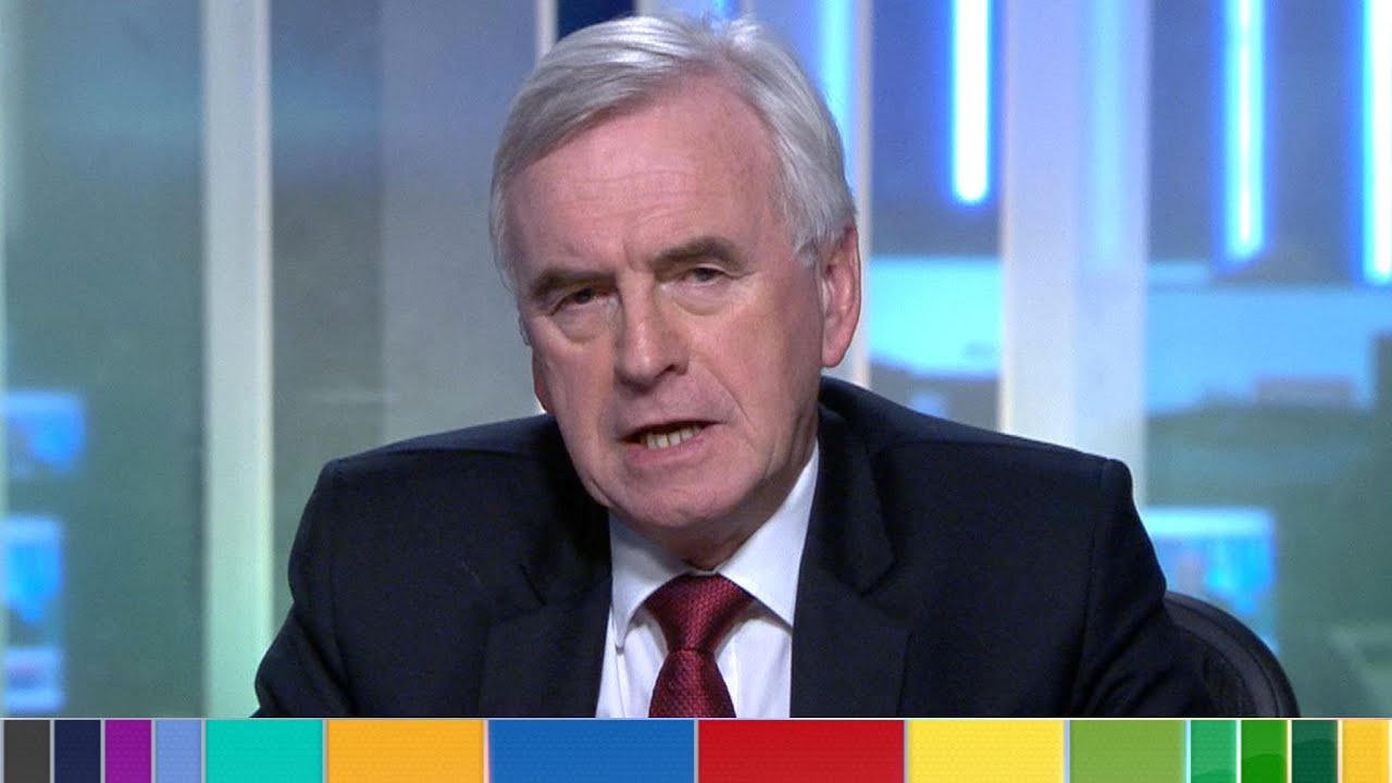 Shadow Chancellor: The exit poll is 'dramatically bad'