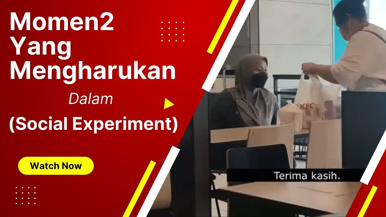 Momen2 Yang Paling Menyentuh Hati Dalam Social Experiment 🥺 (TOP 5)