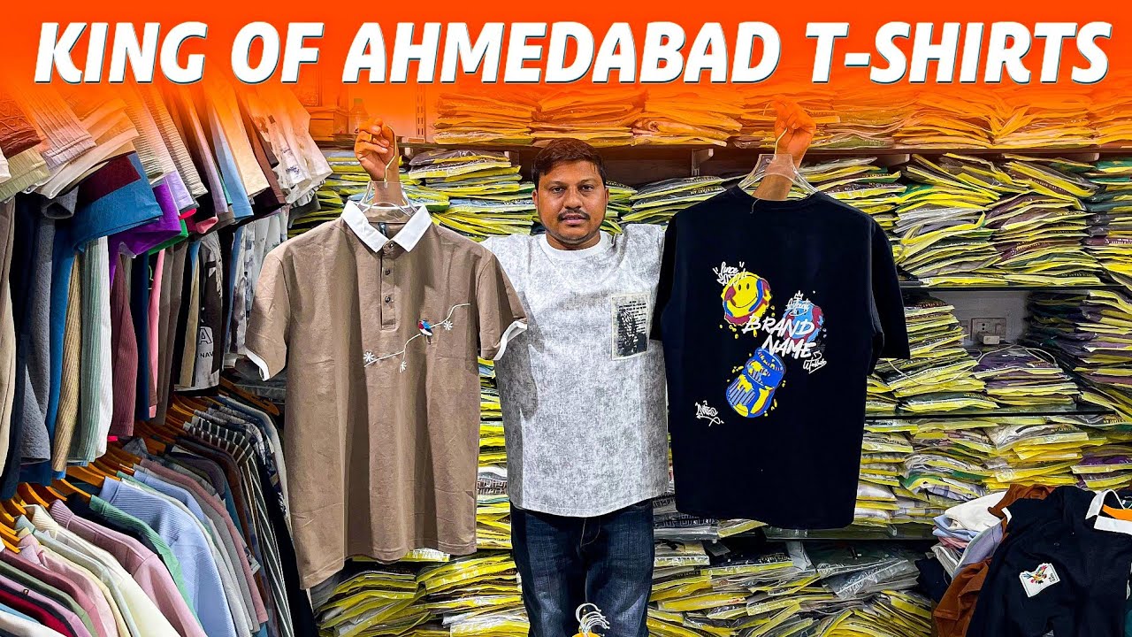 King Of Ahmedabad T-shirt 🔥 / T-shirts Wholesale Market / Lycaon Ahmedabad