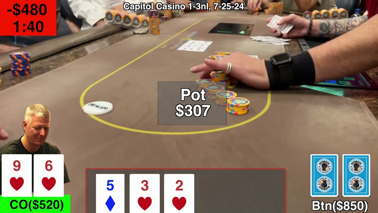 Would You Call A River Jam with Top Set?  poker vlog 214