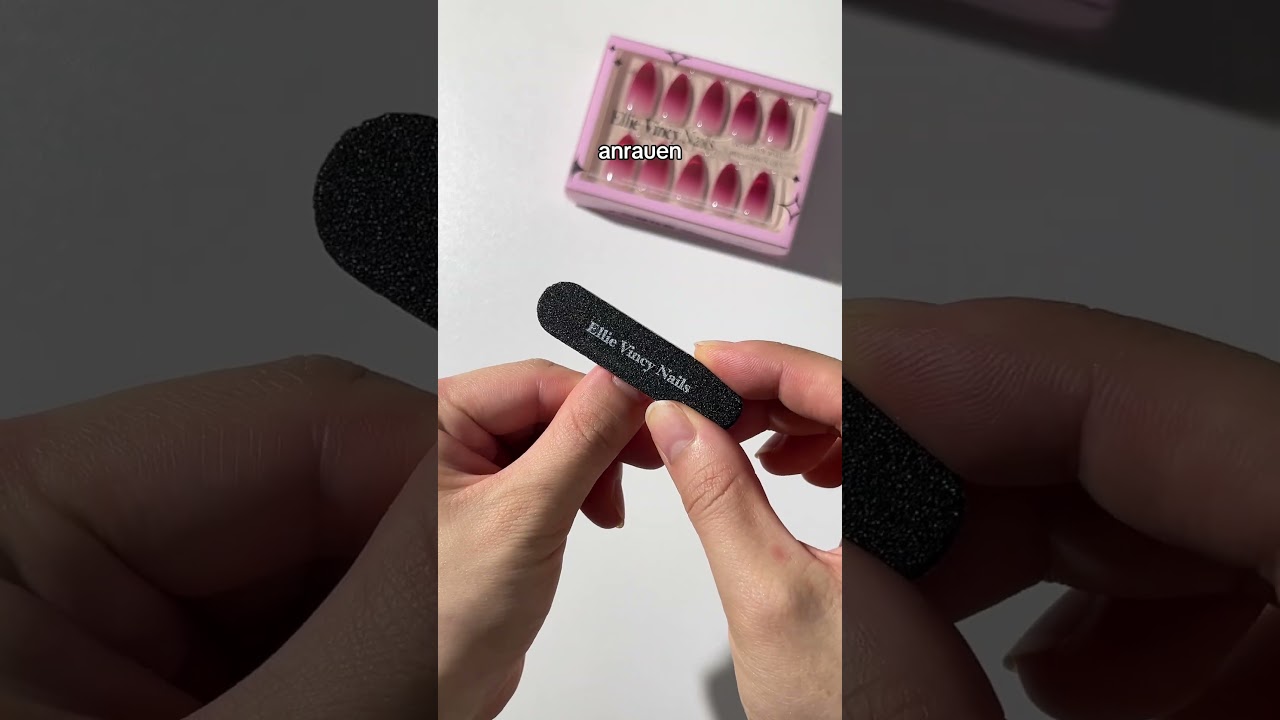 So halten deine Klebe-Tabs richtig!💅 #EllieVincyNailsDeutschland #ellievincynails #Press-On N&auml;gel