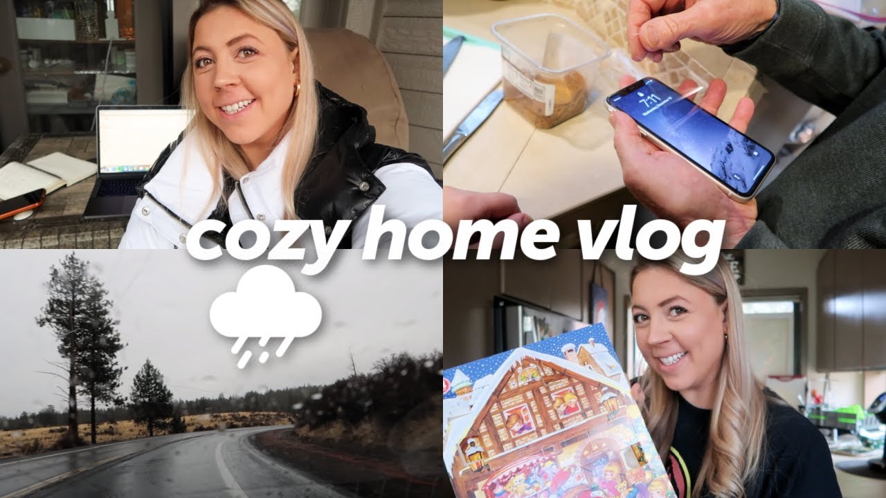 vlogmas: new phones, cozy rainy drives, job apps continue, & exploring Bend!