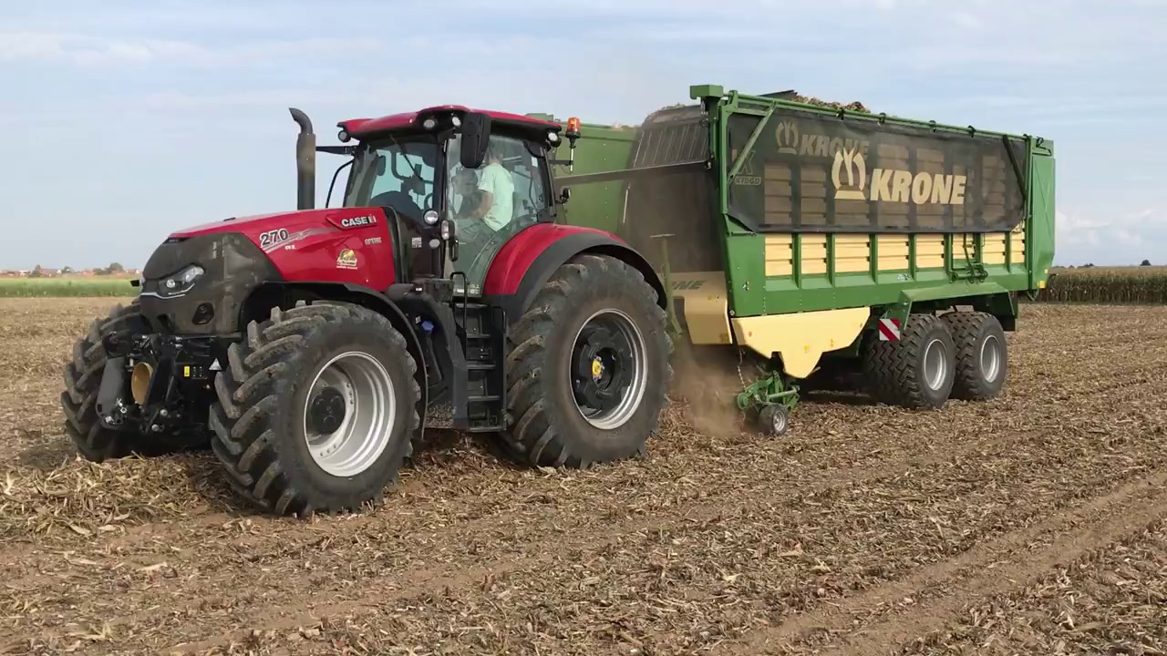 Case IH Optum 270 CVX & Krone ZX 470 GD