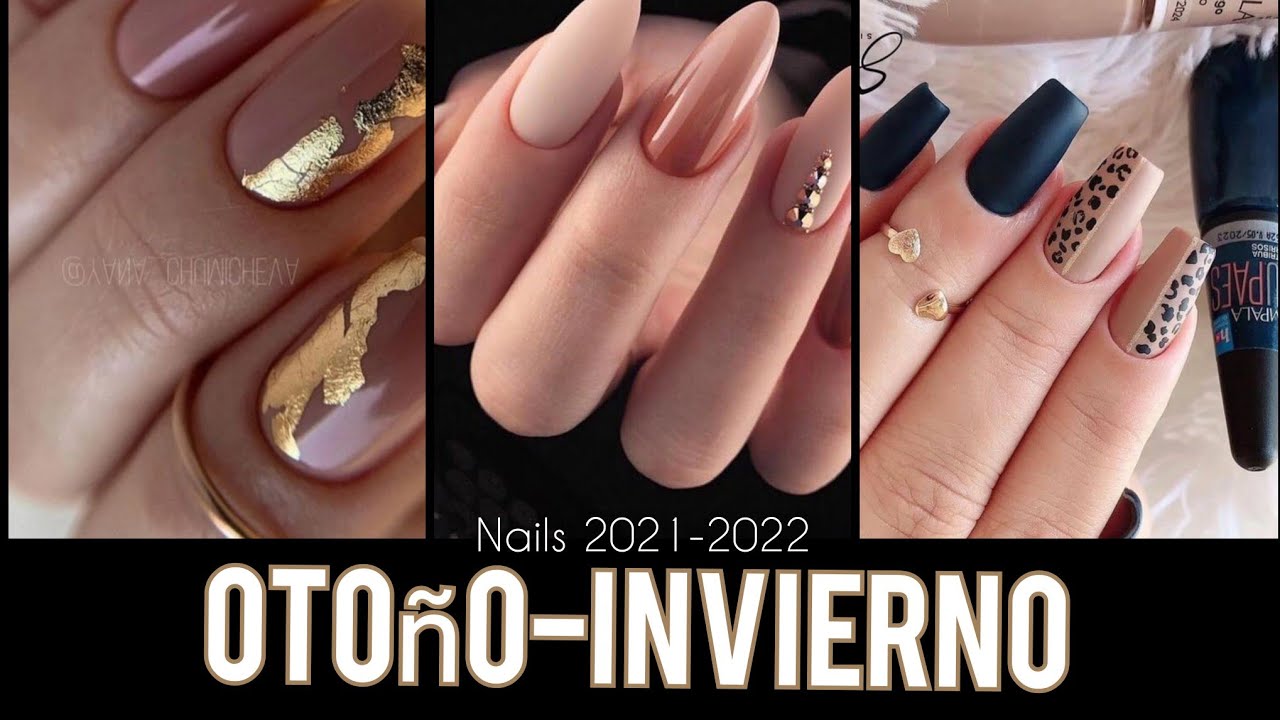 UÑAS  OTOÑO-INVIERNO 🍂🍁 2021-2022#nails #trendyfallnails #uñasinvierno #diseñosdeuñas