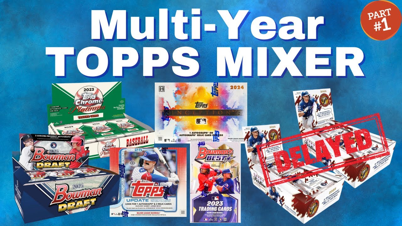 Multi-Year Topps Baseball Mixer! Not-For-Profit Break!