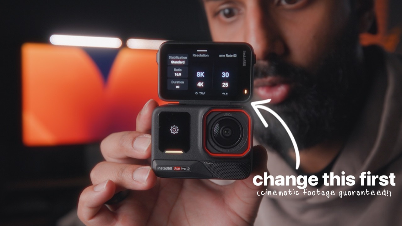 Insta360 Ace Pro 2 ЛУЧШИЕ настройки: как получить кинематографические кадры!