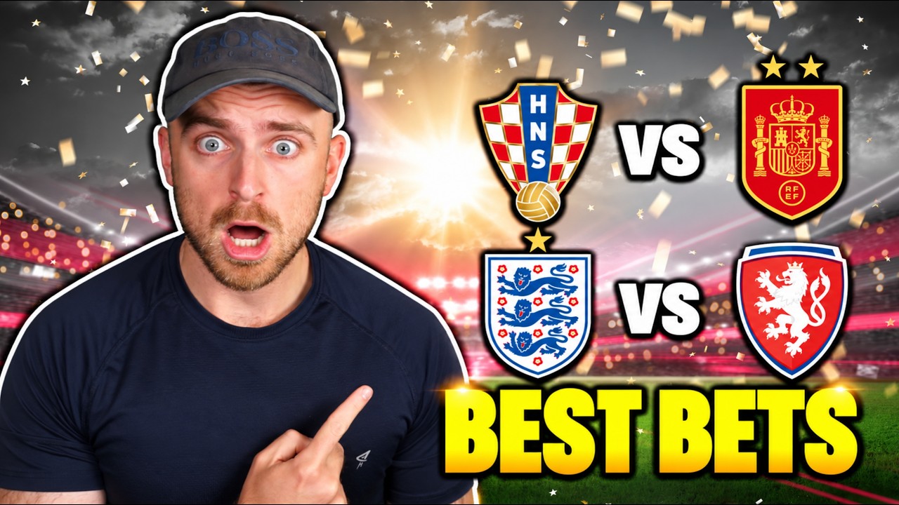 Croatia vs Spain & England vs Czechia! | Nations League Predictions & Best Bets | DAILY BREAKDOWN!