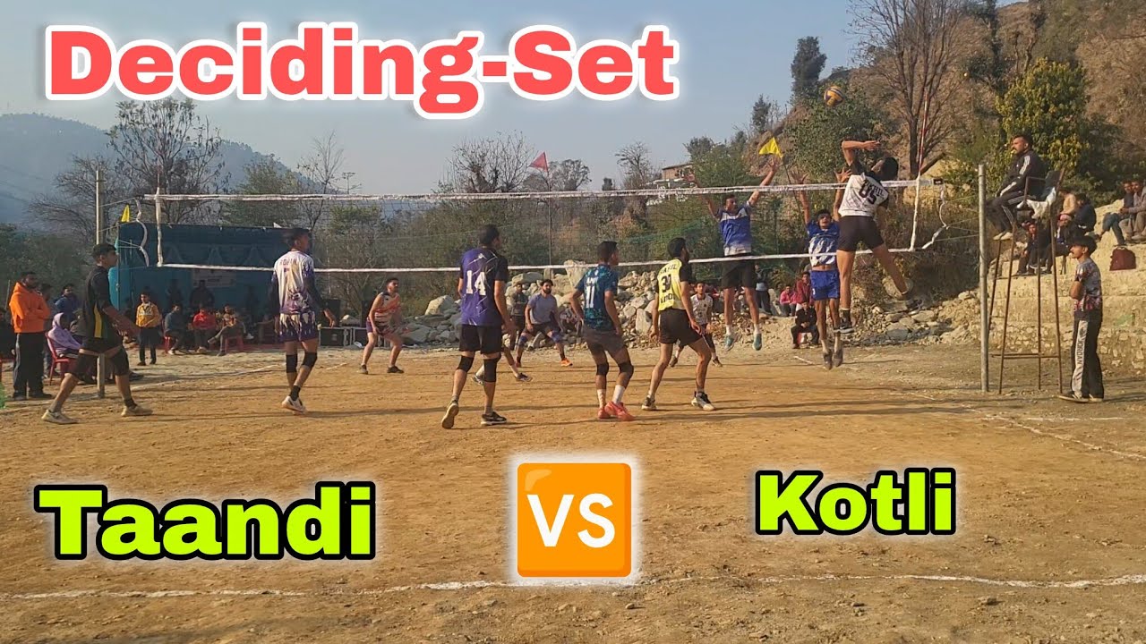 2Do or die Set 🔥 Taandi 🆚️ Kotli 🔥 big volleyball Match at Mandi 