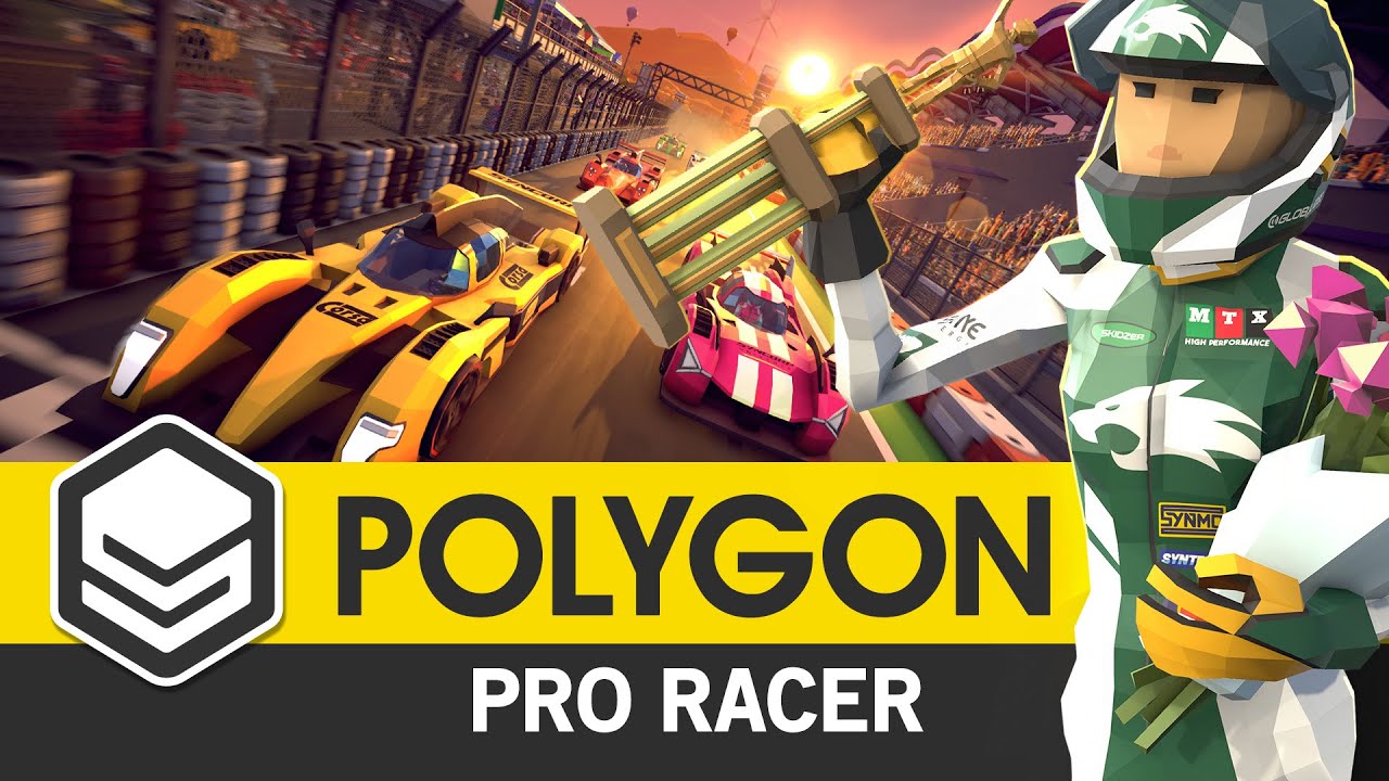 POLYGON Pro Racer (Trailer) 3D Art for Games by #syntystudios