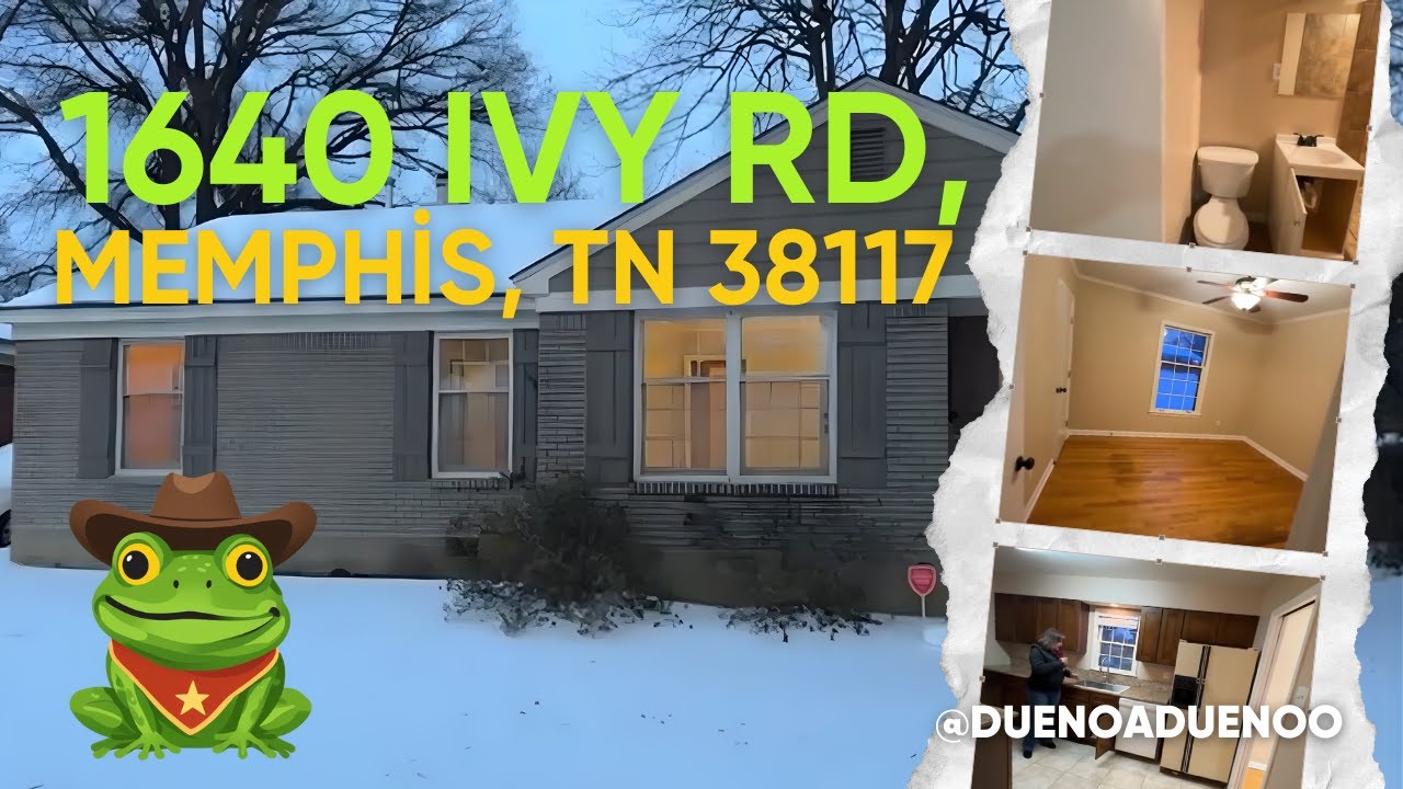 TOUR COMPLETO: Casa de Tabique Remodelada en Memphis (3 Hab / 2 Baños) | Dueño A Dueño